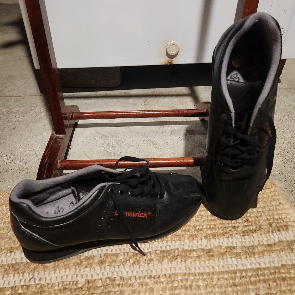 Brunswick, New, Black, 10sz, Bowling shoes